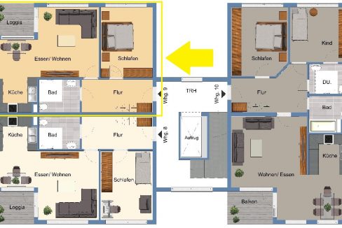 Haus 10 -Grundriss 1. OG