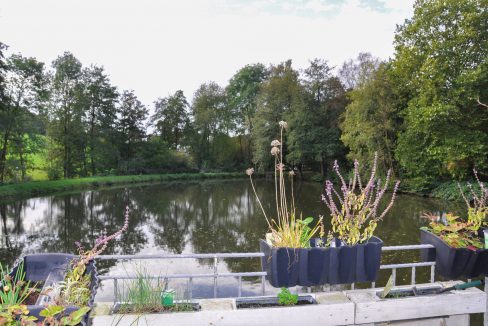 Blick auf den See von der Terrasse