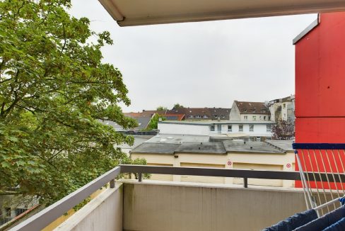 Aussicht vom Balkon