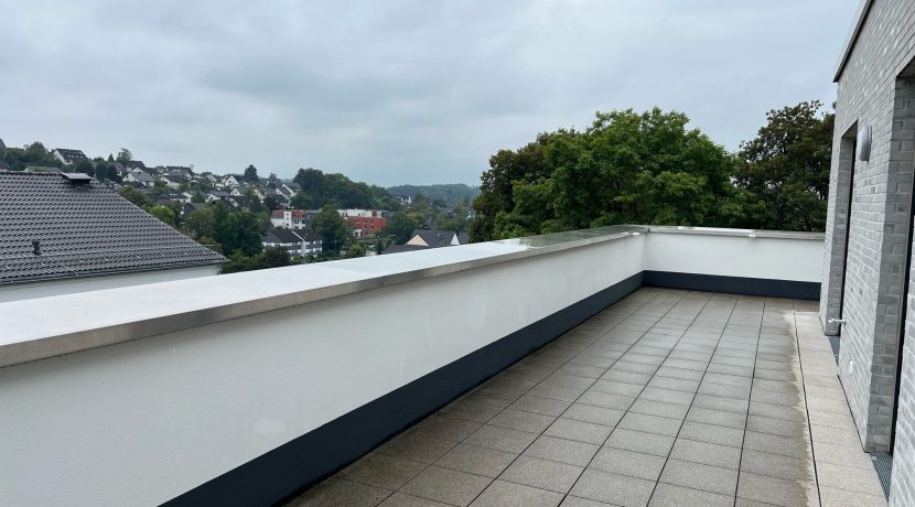 Terrasse der Penthouse Wohnung / Teilansicht