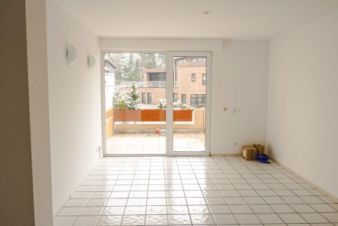 Einzimmerappartement mit Schiebetür