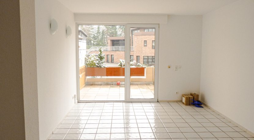 Einzimmerappartement mit Schiebetür