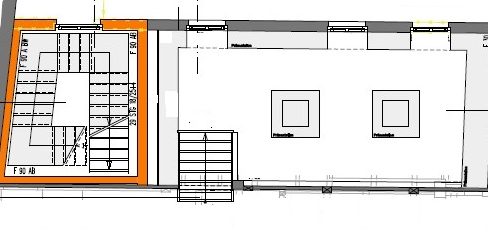 Grundriss Zwischengeschoss (Ladenlokal)