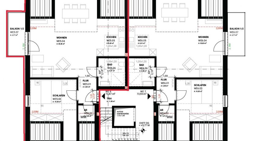 9 Grundriss Whg. 5