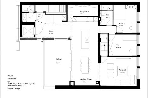 Grundriss 4. Obergeschoss