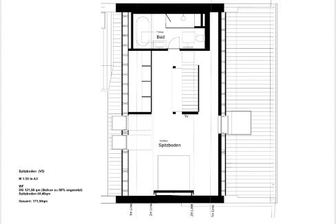 Grundriss Dachgeschoss