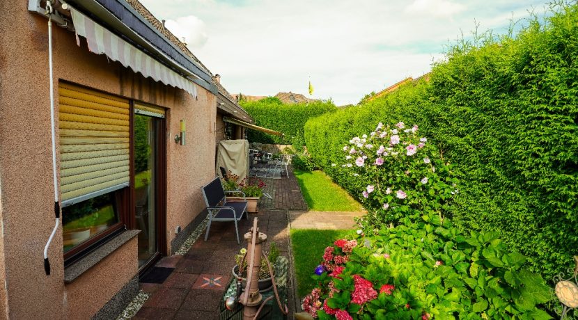 Rückseite Garten Anbau