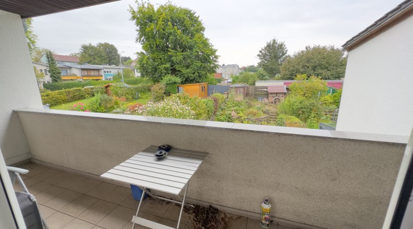 Ausblick Balkon Richtung Garten