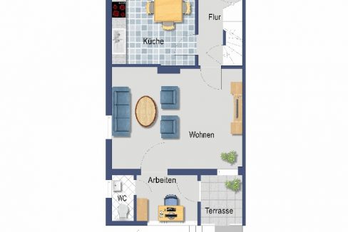 Schematischer Grundriss EG