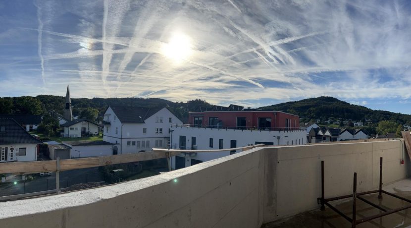 Ausblick vom Balkon