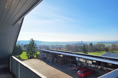 Aussicht vom Balkon