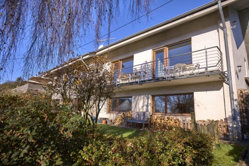 Balkon vor den Schlafzimmern