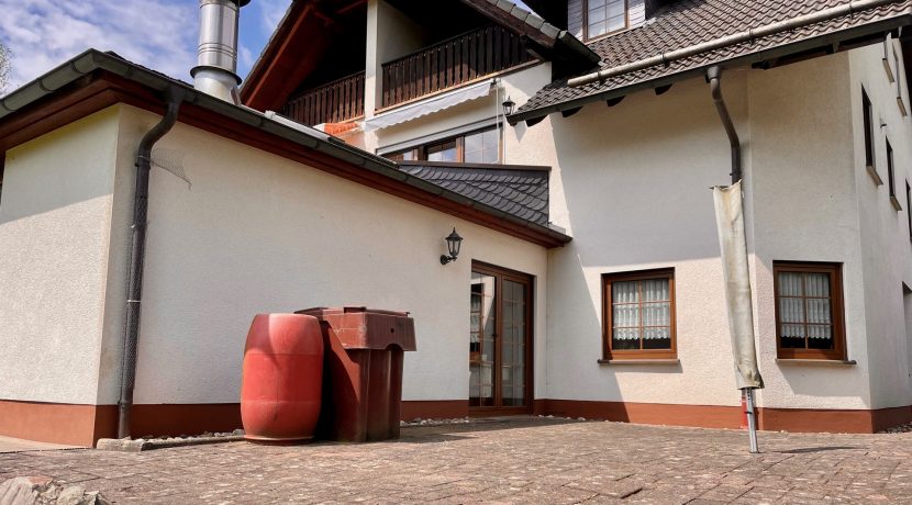 Terrasse an der Schlafzimmerseite