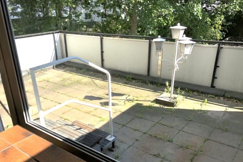 sonnige Dachterrasse