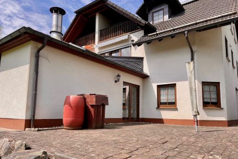 Terrasse an der Schlafzimmerseite