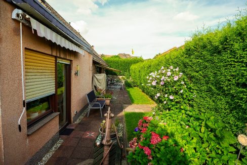 Rückseite Garten Anbau