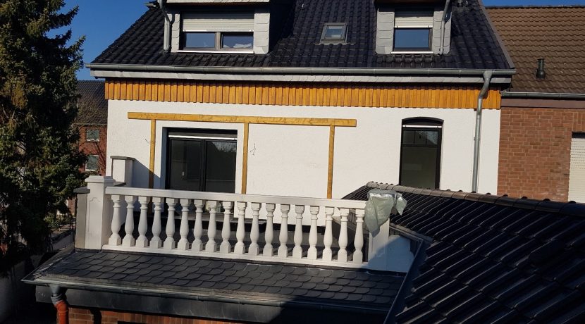 Rückansicht Dachterrasse