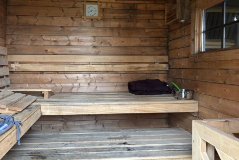 Sauna im Gartenhaus