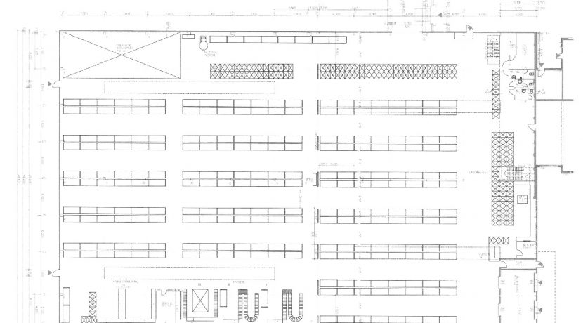 Grundriss Halle